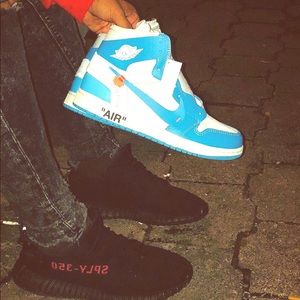 Nike air Jordan 1 unc off -white size 8/9.5/10/12